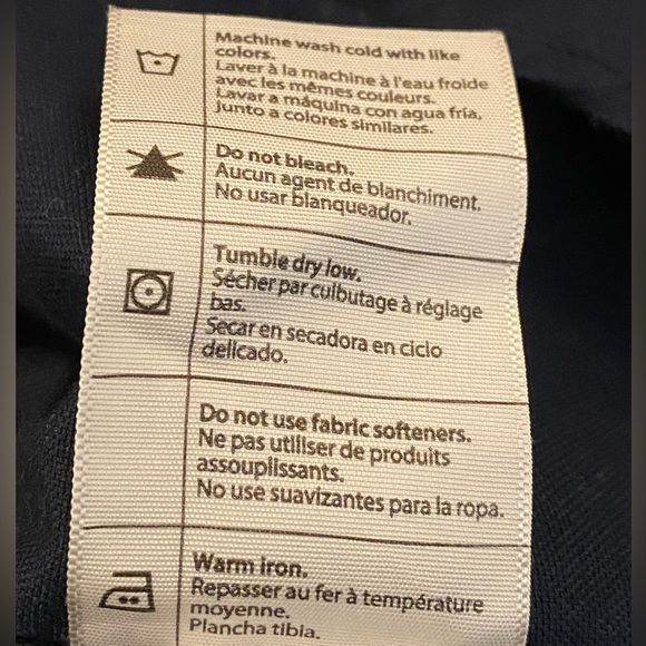 Carhartt Relaxed-Fit Long-Sleeve Button-Down Canvas Shirt Navy 2XL - Picture 7 of 7